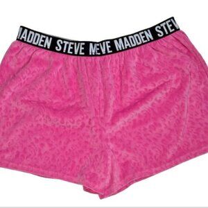 Women's Steve Madden Animal Print Velvet Soft Comfy Shorts